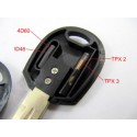 Key Shell for Kia Right Side (inside extra for TPX2,TPX3) 10pcs/lot