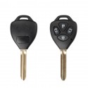 Remote Key Shell for Toyota 4 Button (With Sliding Door With Sticker) 5pcs/lot