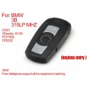 Pure Smart Key for BMW CAS3 3 Buttons 315LP MHZ (Keyless-Entry) PCF7952