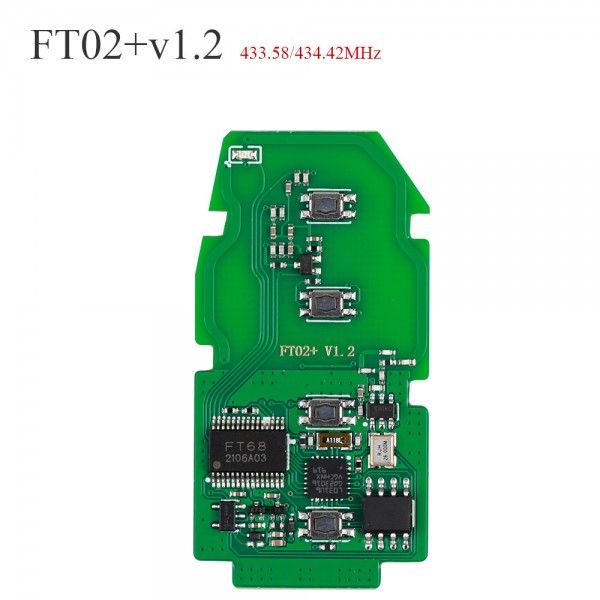 Lonsdor FT11-H0410C 433.58/434.42MHz Toyota Smart Key PCB