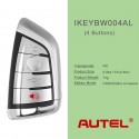 AUTEL Razor IKEYBW004AL BMW 4 Buttons Smart Universal Key Compatible with BMW and Other 700+ Car Makes 5pcs a lot