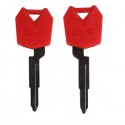 Key Shell for Kawasaki Motorcycle (Red Color) 5pcs/lot