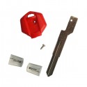 Key Shell for BKING Motorcycle (Red Color) 5pcs/lot