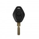 Key Shell 3 Button 4 Track for BMW (back side with the words 433.92MHZ) 10pcs/lot