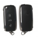 Modified Flip Remote Key Shell for VW 3 Button 2pcs/lot