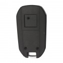 Modified Flip Remote Key Shell for Peugeot 2 Button VA2 5pcs/lot