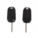 Modified Flip Remote Key Shell 2 Button (HU100) for Opel 5pcs/lot