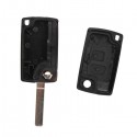 New  Modified Flip Remote Key Shell for Citroen 2 Button VA2 5pcs/lot