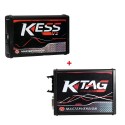 Kess V5.017 Online Version Supports 140 Protocol and EU Version Red PCB New 4LED KTAG 7.020 Firmware V2.23