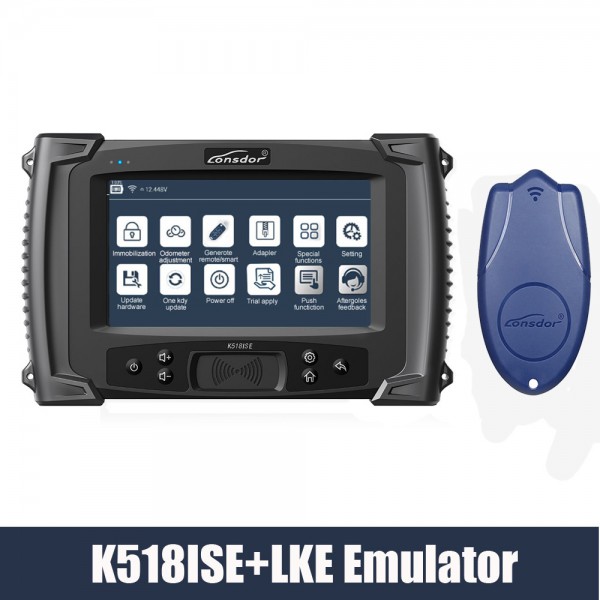 LONSDOR K518ISE Key Programmer Plus Lonsdor LKE Smart Key Emulator 5 in1 Supports Toyota Lexus Smart Key All keys Lost by OBD