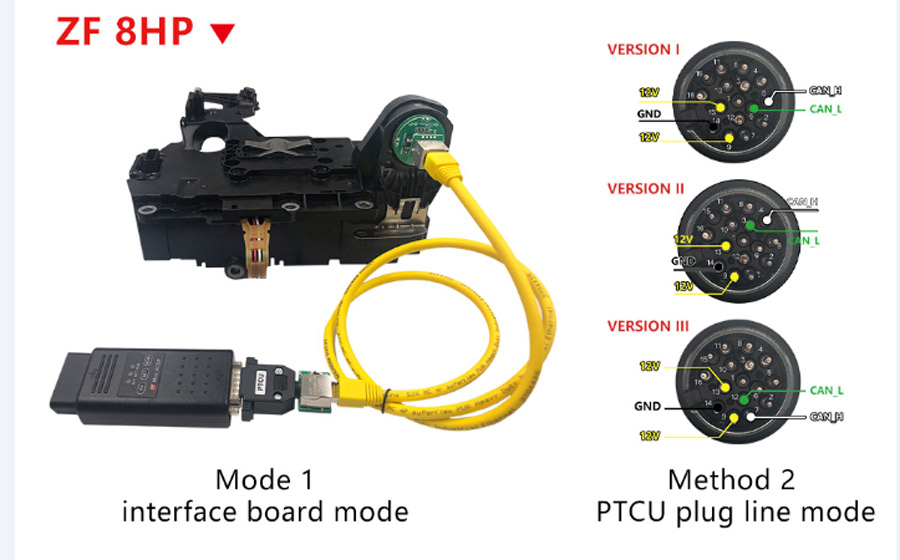 acdp zf 8hp connection