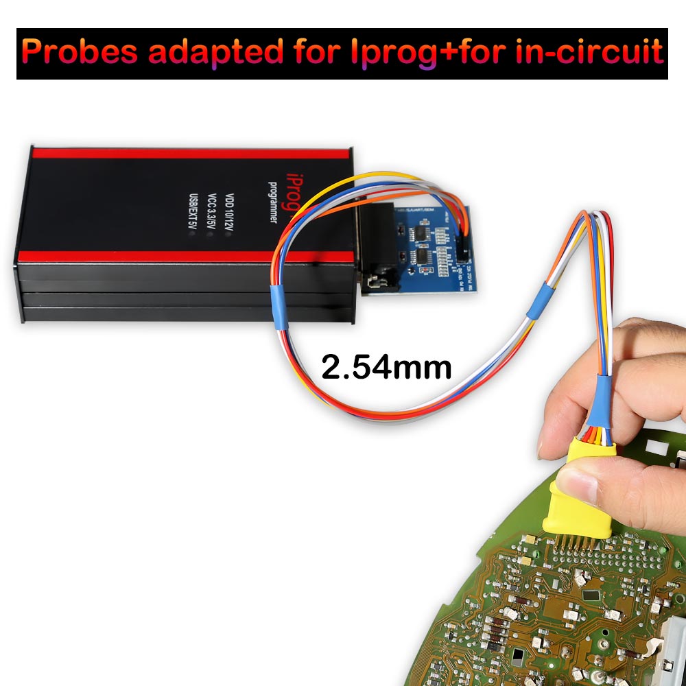 Probes adapter works with iprog+-5