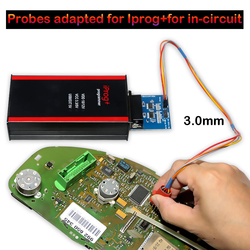 Probes adapter works with iprog+-6