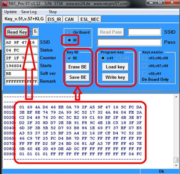 Write New VIN Number Process Display