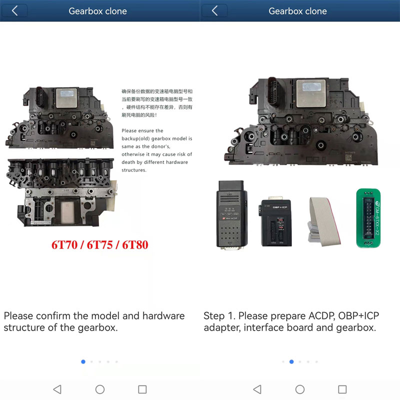 Clone GM 6T 6L Gearbox with Yanhua ACDP and Module 22 4